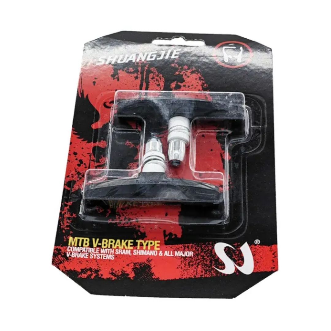 High-Performance Bicycle Rim V-Brake Pads Anti-Slip & Wear-Resistant for Variable Speed Bikes Universal Shoes Rubber Caliper Friction Wheel Anti-slip Wear Resistance Cycling Parts Mountain Bike MTB