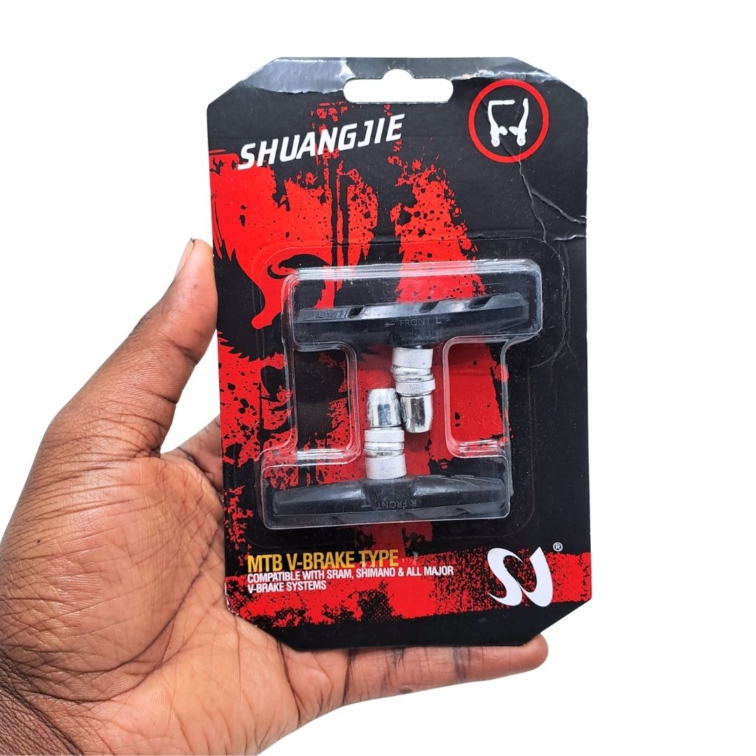 High-Performance Bicycle Rim V-Brake Pads Anti-Slip & Wear-Resistant for Variable Speed Bikes Universal Shoes Rubber Caliper Friction Wheel Anti-slip Wear Resistance Cycling Parts Mountain Bike MTB