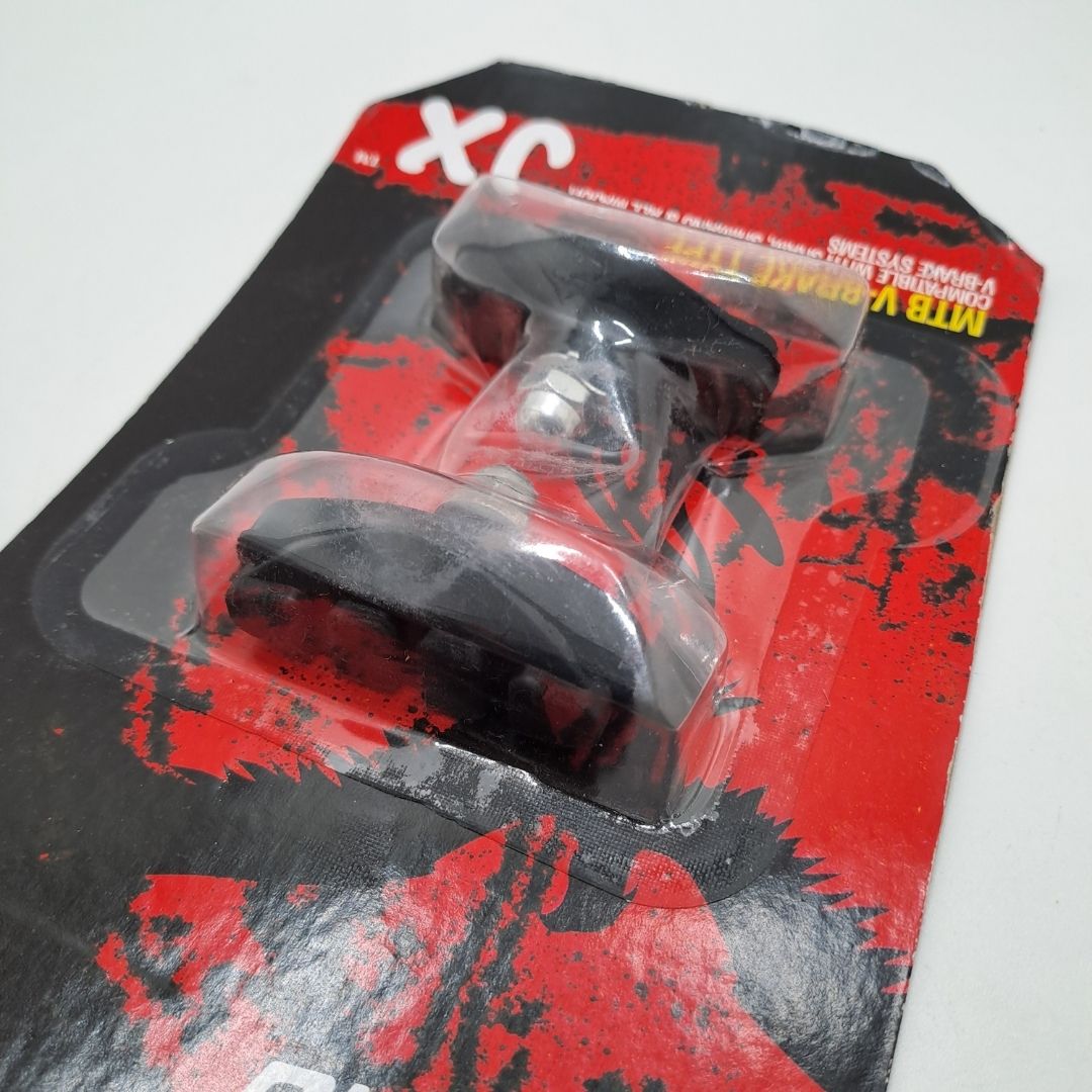 Universal V-Brake Bicycle Rim Brake Pads High-Performance Anti-Slip Rim Shoes Rubber Caliper for Single Speed Friction Wheel Anti-slip Anti-skid Wear Resistant Cycling Accessories Road Bike Black