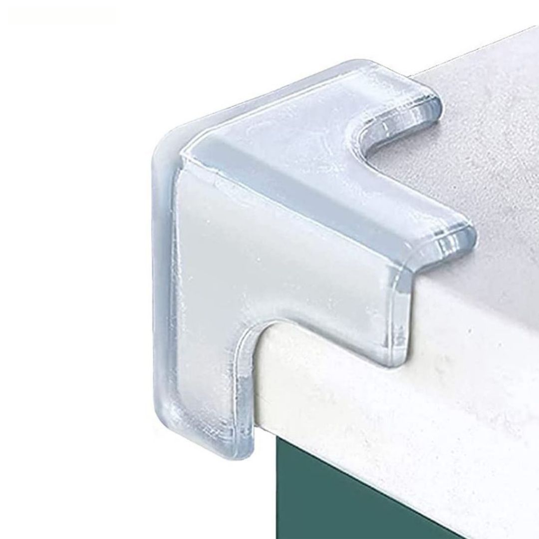 T Shaped Transparent Baby Safety Corner Guards - Three-Sided Soft Silicone Edge & Corner Protectors (4/8/12/16 Pack) Adhesion Babies Proofing Furniture Bumping for Kids Sharp Anti-Collision Shower