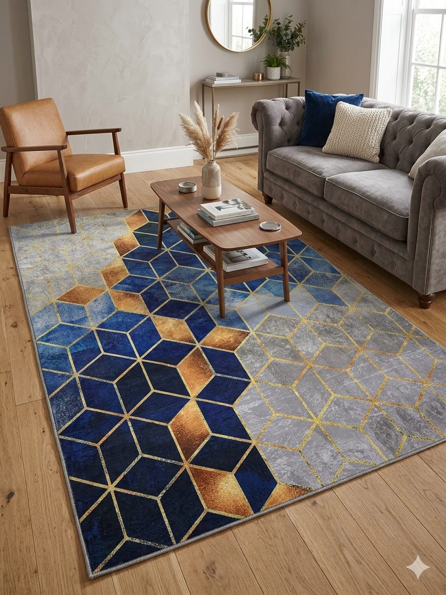 ✨3D carpets  made from high-quality materials that offer a plush and soft feel underfoot enhancing comfort
.✨Size 5*8