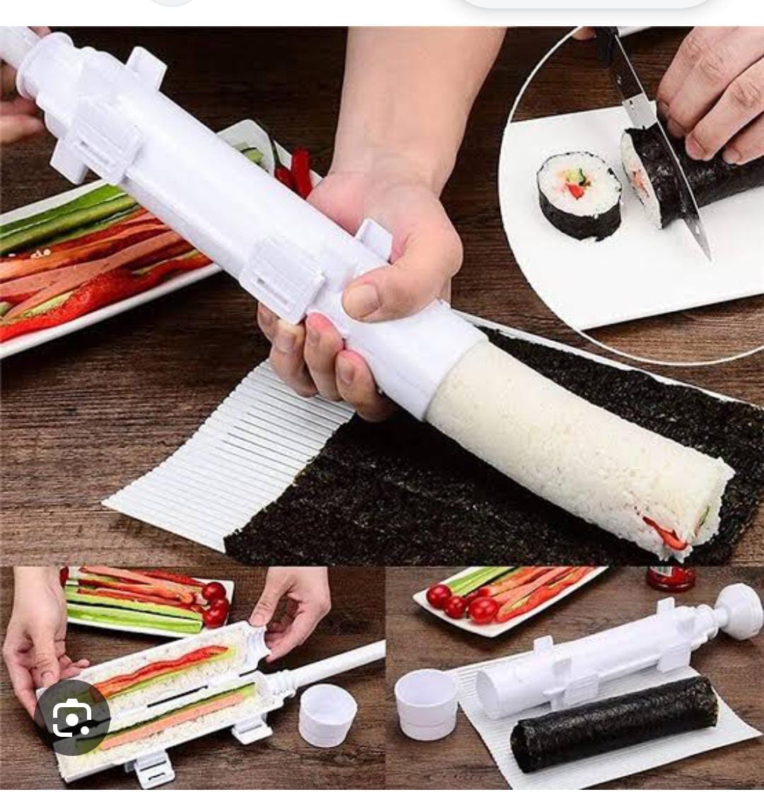DIY Magic Rice Mold Sushi Maker Roller Machine Japanese Bento Vegetable Meat Sushi Rolling Tool Kitchen Gadgets Accessories New