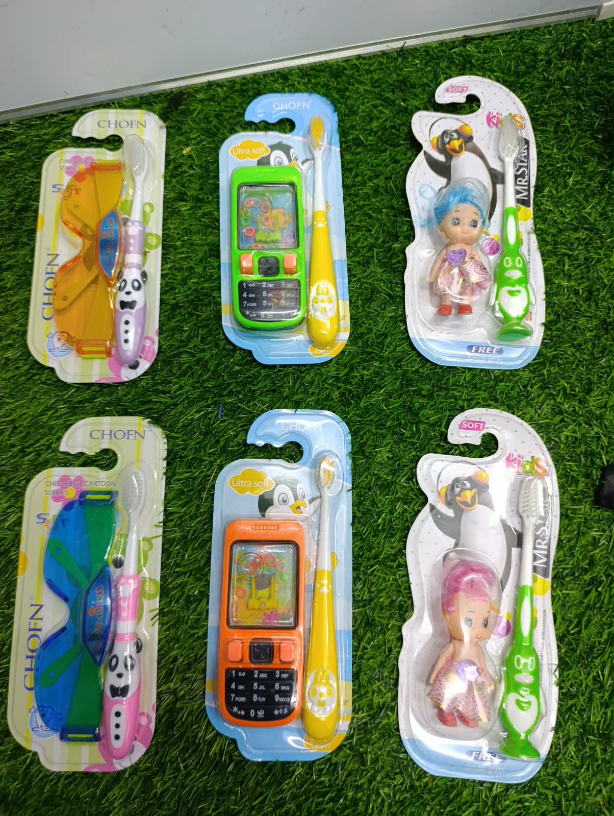 kids toothbrush+toygift