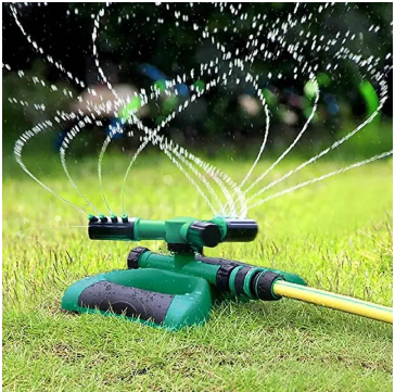 3 Arm 360⁰ Auto-Rotating Water Garden Sprinkler