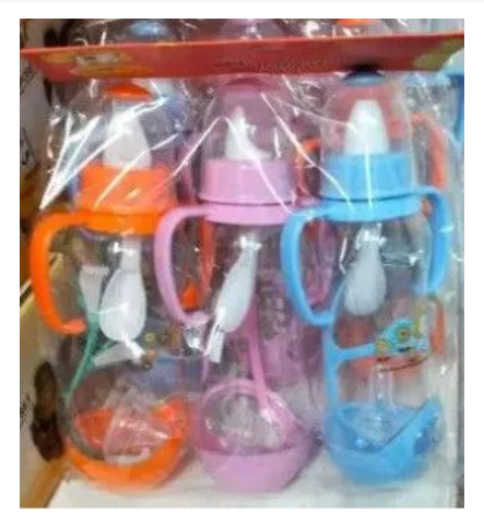 3PCS Baby Feeding Set – Water/Milk Bottles + 3 Baby Spoons + 3 Nappy Holders, OFFER OFFER OFFER 9 PIECES,  3BABY BOTTLE, 3BABY SPOONS, 3 NAPPY HOLDERS, STRONG AND DURABLE NAPPIES