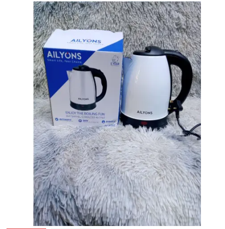 AILYONS 1.8 L Electric Kettle Water Heater & Boiler Jug