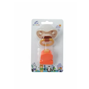 Newborn Baby Silicone Pacifier Soother - Orthodontic Soft-Touch Dummy with Cartoon Design - BPA Free Breast-like Nipple for Infant SleeNewborn Baby Silicone Pacifier Soother - Orthodontic Soft-Touch D
