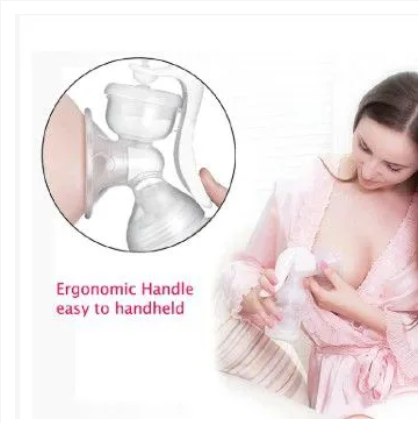Manual Breast Pump Dual Purpose with Milk Bottle and Storage Cup BPA Free Comfortable Suction Easy to Clean Breastfeeding Pump for Nursing Mothers