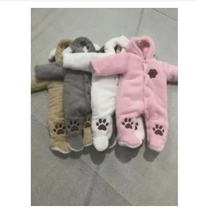 Fashion Newborn Warm Baby Romper (Heavy) | Unisex Winter Jumpsuit | Soft Fleece Infant Outfit | Blue, Pink, White, Grey & Floral Colors | Cozy Baby Wear
