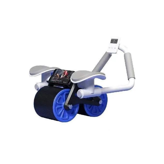 Ab Wheel, Ab Abdominal Exercise Roller With Extra Thick Knee Pad Mat, Automatic Rebound Abdominal Wheel For Core And Abdominal Strength Training, Home Gym Handy Workout Equipment