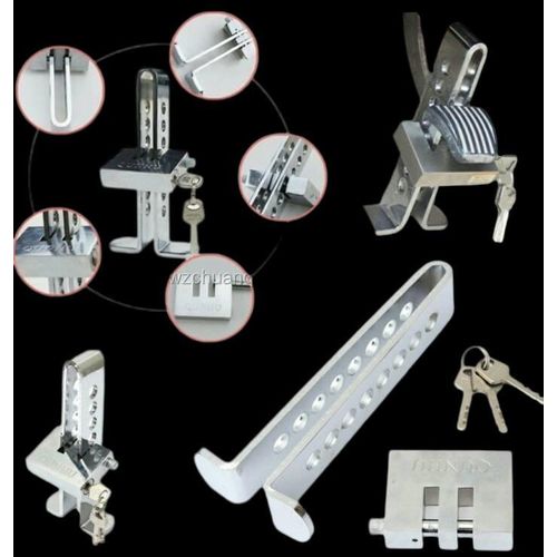 Universal Stainless Steel Car Lock: Anti-Theft Security for Brake & Clutch Pedals