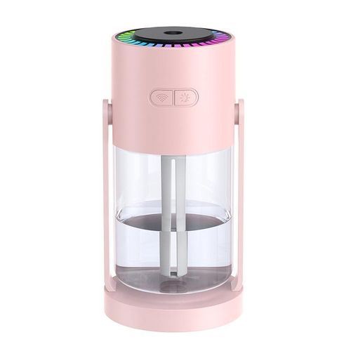 Mini Portable LED Air Humidifier, Air Purifier, RGB Colorful Light Portable Usb Home Car Ultrasonic Mist Maker Humidifier With 7Colors Projection Led Romantic Starry Sky Lamp Humidifier