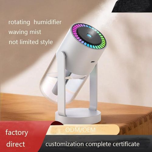 Mini Portable LED Air Humidifier, Air Purifier, RGB Colorful Light Portable Usb Home Car Ultrasonic Mist Maker Humidifier With 7Colors Projection Led Romantic Starry Sky Lamp Humidifier