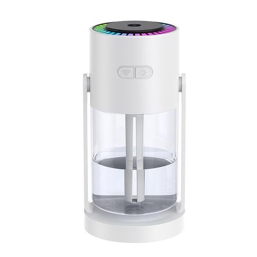 Mini Portable LED Air Humidifier, Air Purifier, RGB Colorful Light Portable Usb Home Car Ultrasonic Mist Maker Humidifier With 7Colors Projection Led Romantic Starry Sky Lamp Humidifier