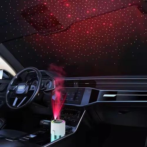 Mini Portable LED Air Humidifier, Air Purifier, RGB Colorful Light Portable Usb Home Car Ultrasonic Mist Maker Humidifier With 7Colors Projection Led Romantic Starry Sky Lamp Humidifier