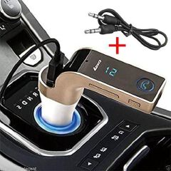 Carg7 Bluetooth - FM Transmitter - USB Charger + 1 Free Aux Cable