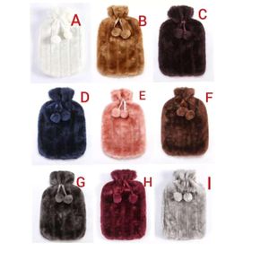2L Hot Water Bottle Bag With Cover Clothing - Multicoloured