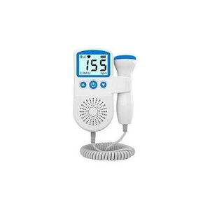 Portable Fetal Doppler Machine for Pregnancy - Accurate Baby Heart Rate Monitor Baby Heart Beat Detector Backlight LCD Probe