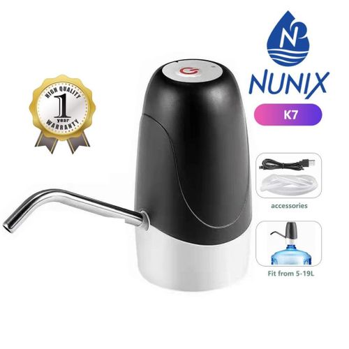 Nunix Electric Water PumpDrinking Water Bottle Pump USB Charging Automatic Automatic electric suction device is very convenient and useful. It turns the dark space into a bright lighted one, which is
