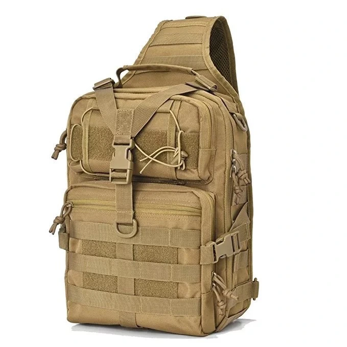 Factory Outlet Tactical Backpack Sports Tactical One Shoulder Camping Hiking Backpack Water Resistant Outdoor 800D Oxford Male Travel Bags