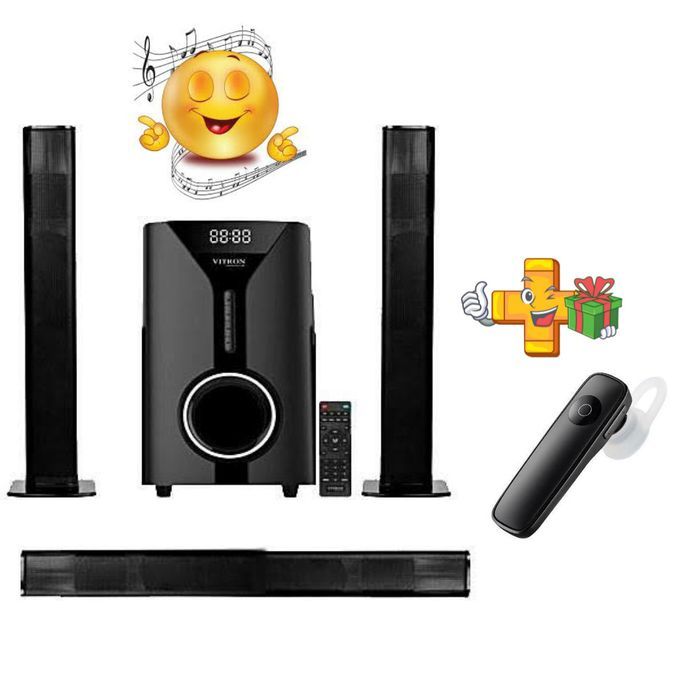 OFFER OFFER  THE BEST SUBWOOFER INDOORS Vitron V527 SubWoofer Home Theatre 2.1 With Free Headset LET'S ENJOY COOL MUSIC AT OUR HOME  OR OFFICE