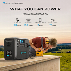 [Special Offer] BLUETTI AC200MAX 2048Wh/2200W LiFePO4 Solar Generator