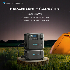 [Special Offer] BLUETTI AC200MAX 2048Wh/2200W LiFePO4 Solar Generator