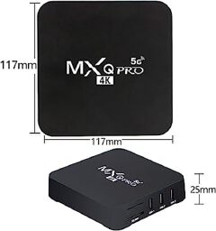 Mxq Smart Android Tv Stick - 4K - 5G - Android 10 TV Box android Tv Stick 4Gb Ram  32GB Rom