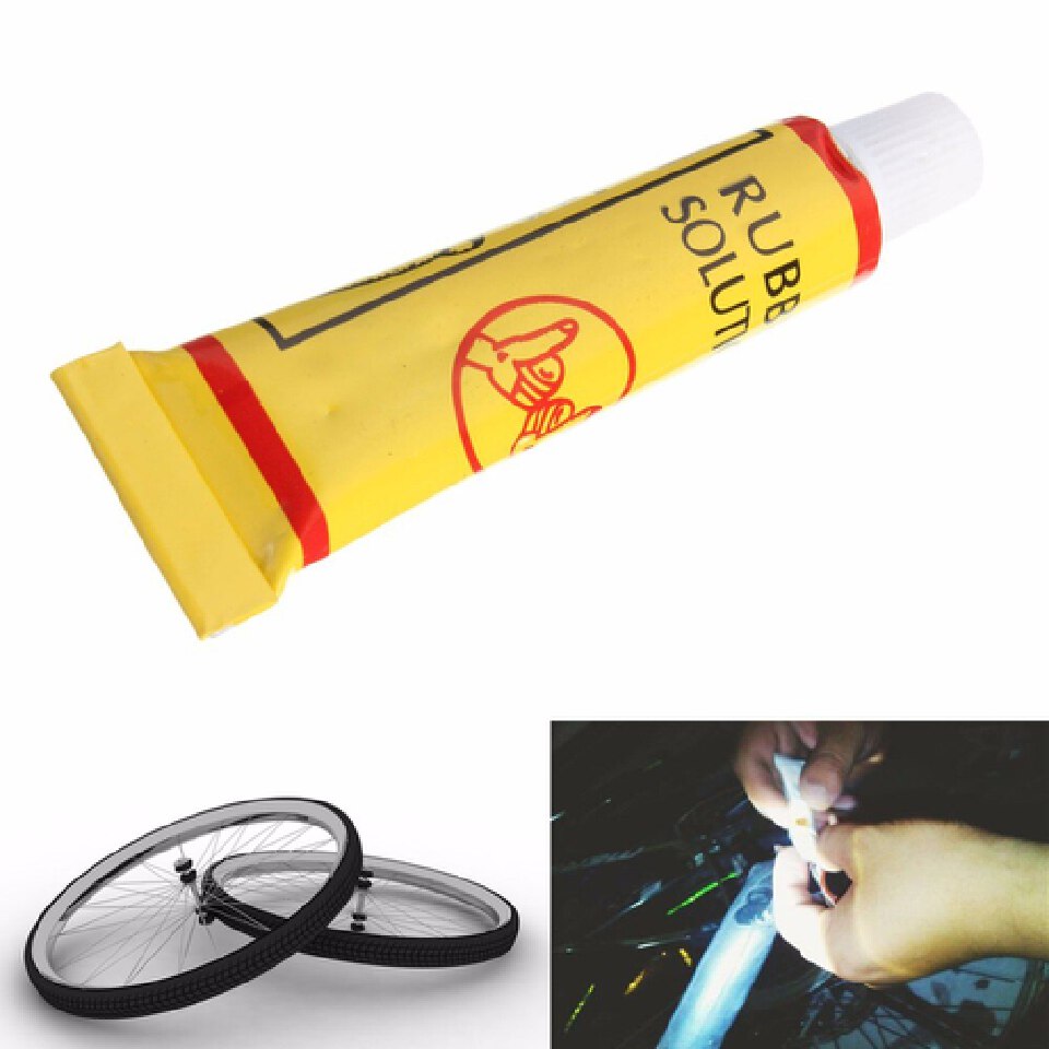 Car Bicycle Adhesive Glue Tyres Tires Repair Rubber Solution Tubes