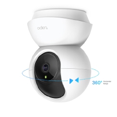 TP-Link Tapo Pan Tilt Home Security WiFi Camera Crystal Clear 3MP TPLink White as picture