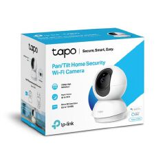 TP-Link Tapo Pan Tilt Home Security WiFi Camera Crystal Clear 3MP TPLink White as picture