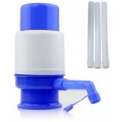 HUILE Hand Press Water Dispenser Manual Pump-White And Blue Blue.Fits most standard water bottles. Easy to use Easy to clean unlike most dispensers No power required