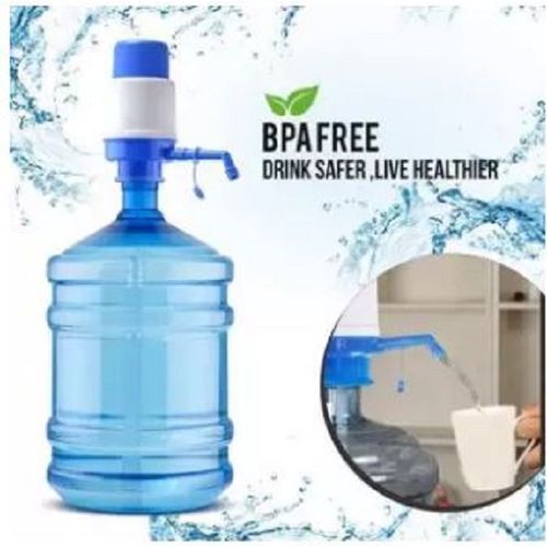 HUILE Hand Press Water Dispenser Manual Pump-White And Blue Blue.Fits most standard water bottles. Easy to use Easy to clean unlike most dispensers No power required