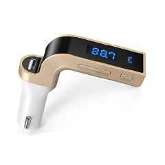 Generic Car Charger Modulator -BT FM Aux SD USB AudioMusicAudio Transmitter FM Transmitter Handsfree Dual USB Charging Safety Hammer 24V
