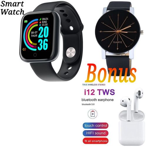 Generic Wrist SmartWatch Y68 For Men & Women + Gifts