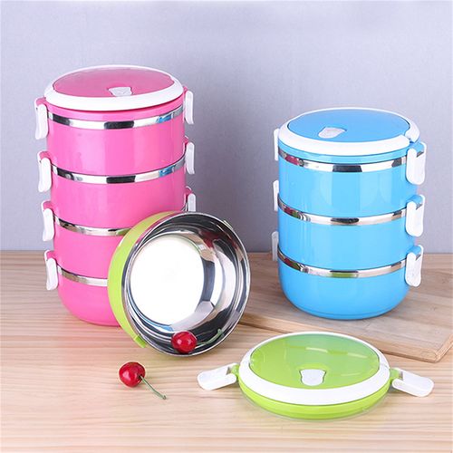 Jamespot 3-Layer Student Stainless Steel Lunch Box
