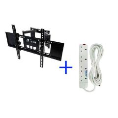 Skilltech 32"-65" Swivel TV Wall Bracket + 4 Way Extension