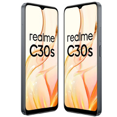 Realme C30S 6.5'',IPS LCD(3GB + 64GB) 5000mAh (Dual SIM),8MP,.sided Fingerprint//smartphone Black / Realme phone /Realme smartphone /Realme Android phone