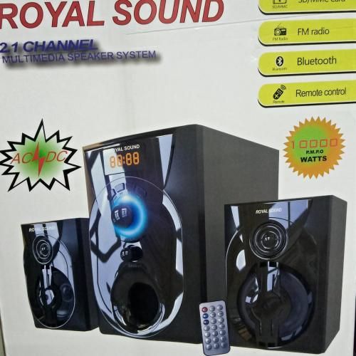 Royal Sound 2.1 SUBWOOFER HOMETHEATRE-BLUETOOTH/FM/USB-10,000W