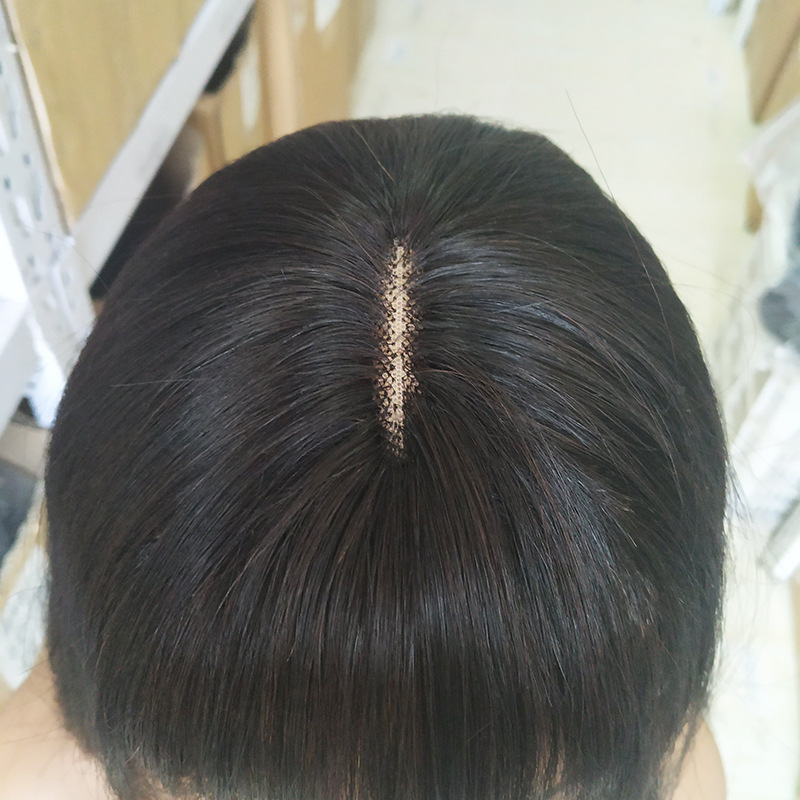 3x1 T Part Lace Middle Part Bob Wigs Fringe Wig 8inch-12inch Natural Black 12A  Straight Bangs Density 180 Promotion