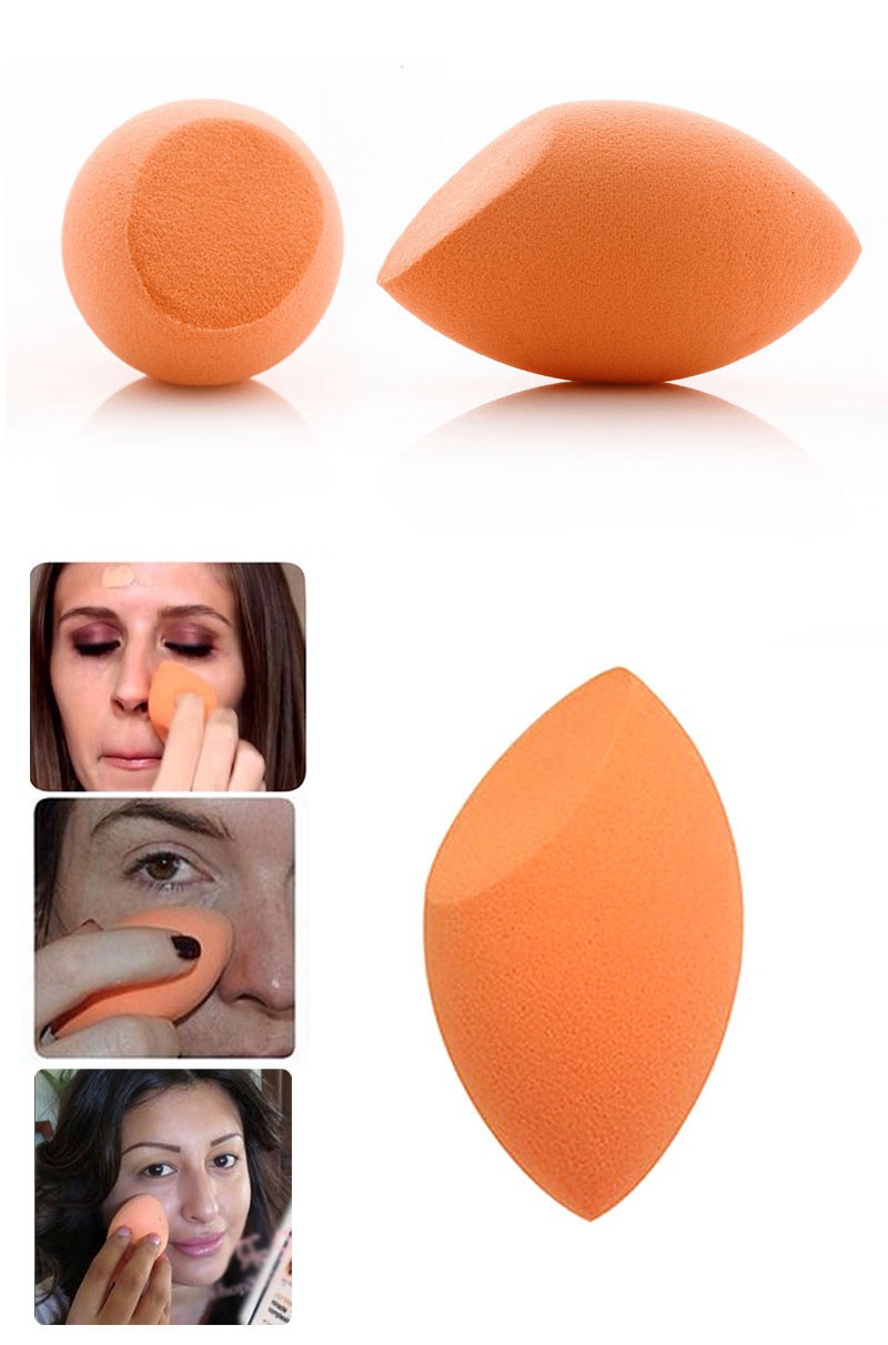 Pro cosmetics sponge for makeup puff  foundation  make up tools orange egg