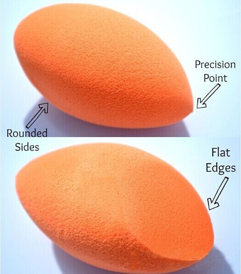 Pro cosmetics sponge for makeup puff  foundation  make up tools orange egg