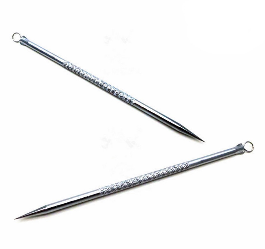 Antibacterial black Head Pimples Acne Needle Tool Blackhead Comedone Acne Blemish Extractor Remover