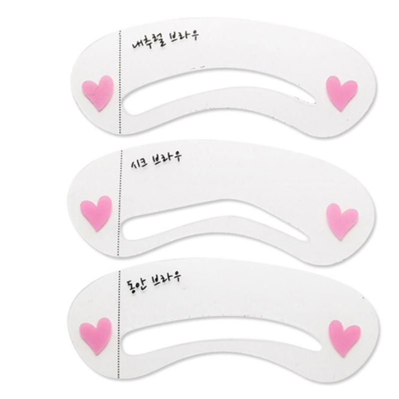 Thrush Card Threading A Word Eyebrow Makeup Tools Threading Artifact Thrush Aid Card Eyebrows Mold view 2
