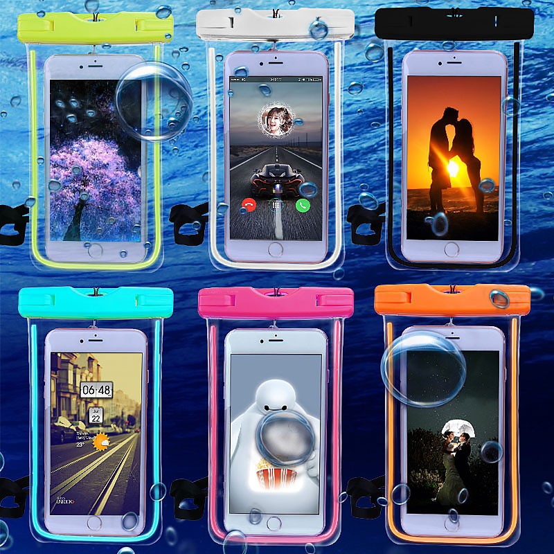 Waterproof Pouch Dry Case Cover For Universal 4.8"-6.0" Phone Camera Mobile Phone Water proof Bags
