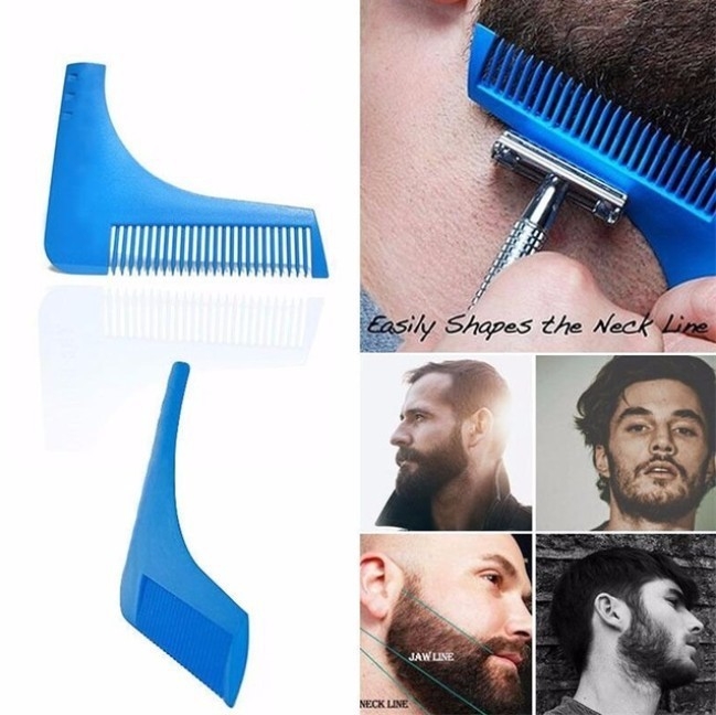 Comb Beard Shaping Tool Sex Man Gentleman Beard Trim Template Hair Cut Hair