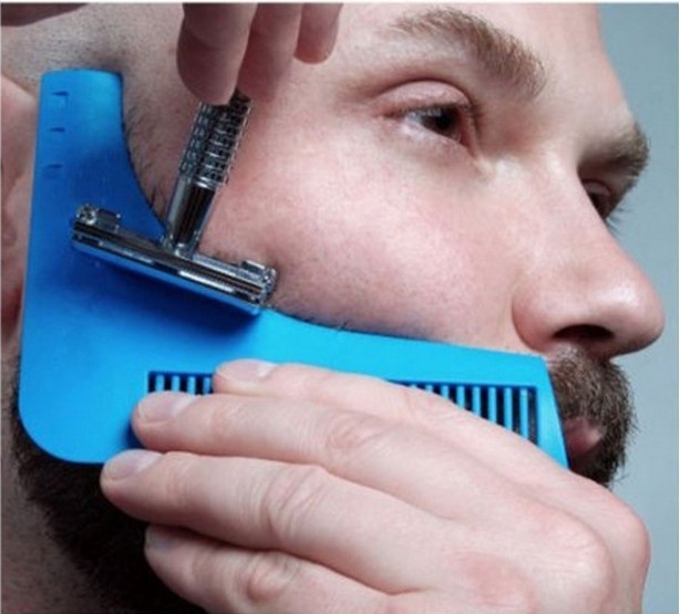 Comb Beard Shaping Tool Sex Man Gentleman Beard Trim Template Hair Cut Hair