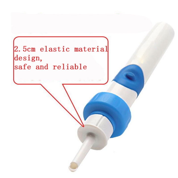 Comfortable Ear Wax Cleaner Electric Cordless Vacuum Ear Cleaner For Ear Safe Remover Cleaning Tool