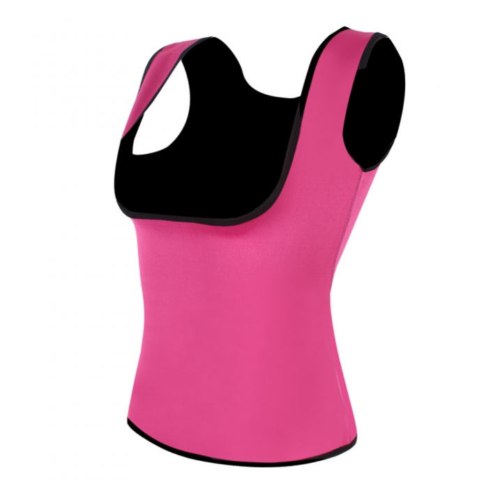 Women Neoprene Sleeveless U Shape Shapers Slimming Fat Burning Fitness Body Shapewear Tank Top Waist