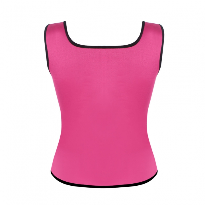 Women Neoprene Sleeveless U Shape Shapers Slimming Fat Burning Fitness Body Shapewear Tank Top Waist